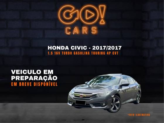 HONDA CIVIC 1.5 16V TURBO GASOLINA TOURING 4P CVT